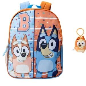 Bluey Backpack w/ Bingo Clip-On Plush Accessory